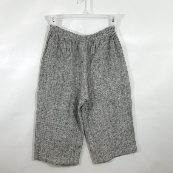 Vintage Wide Leg Trouser Pants and Belted Jacket Black White Women M, SANGAM - Picture 6 of 16